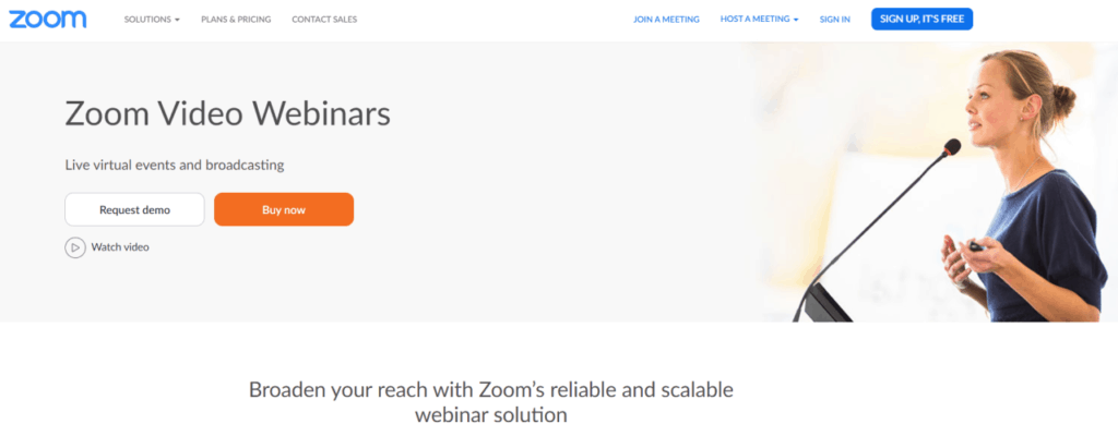 Zoom Video Webinars