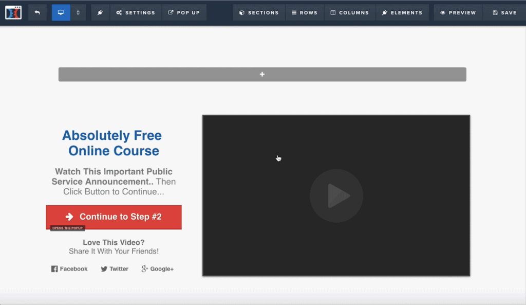 Drag-and-drop builder