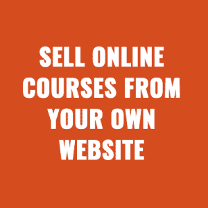 Sell online courses from your own website