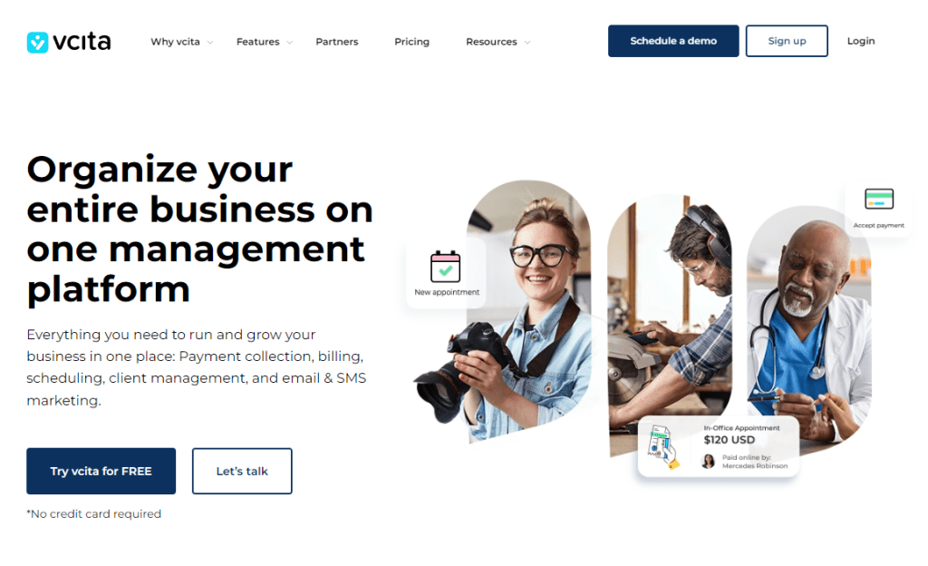 vcita CRM & Lead Management