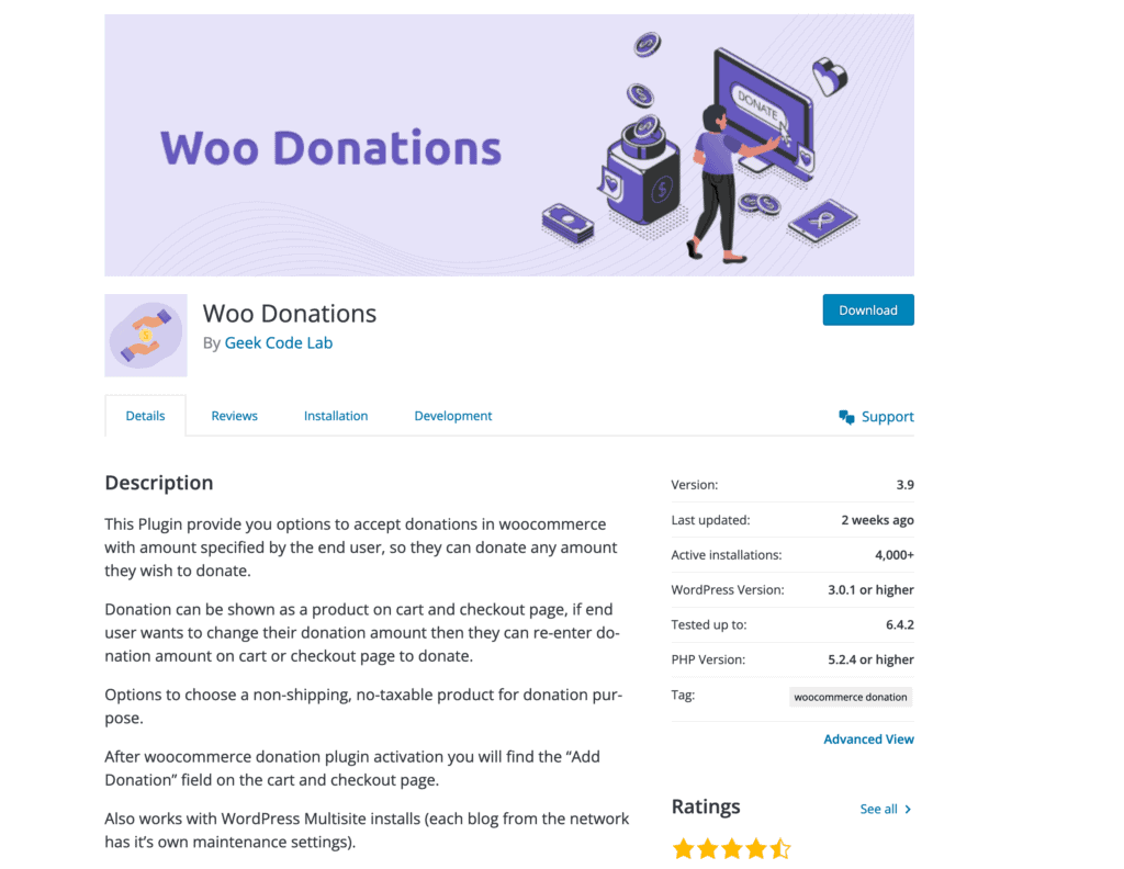 Woo Donations
