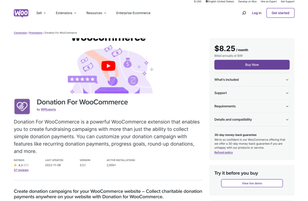 WooCommerce Donation
