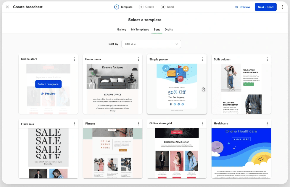 Infusionsoft Email templates