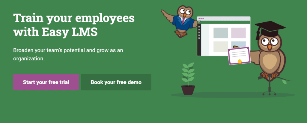 Easy LMS is a solid option for creating and selling online courses and education programs for your students.