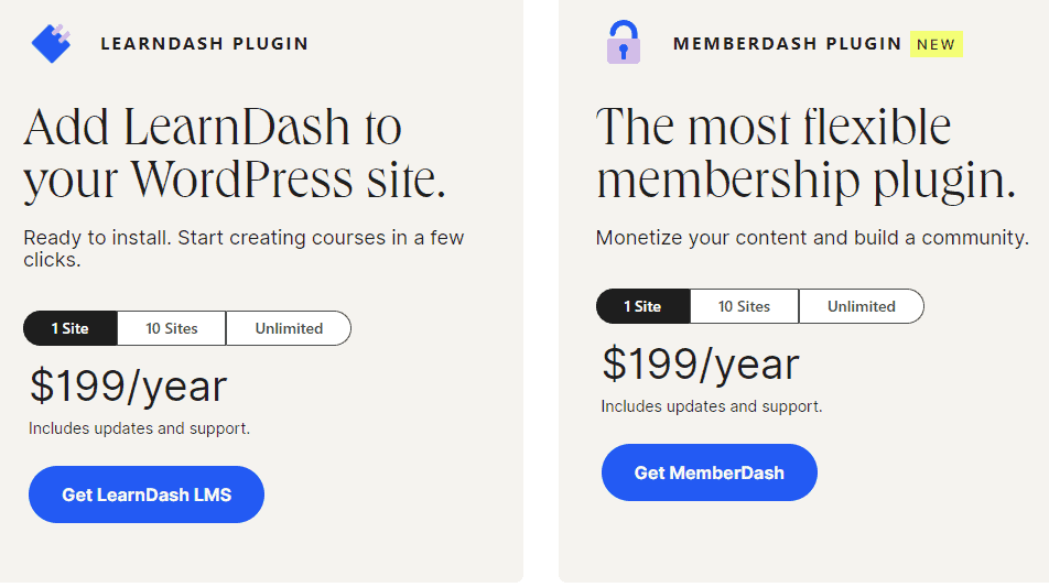 LearnDash vs. LifterLMS: Pricing