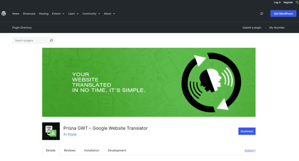 Google Website Translator