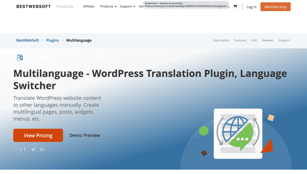Multilanguage by BestWebSoft