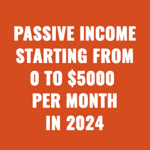 Passive Income From A Membership Website Starting From 0 to $5,000