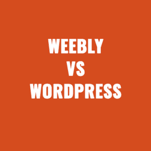 Weebly vs WordPress