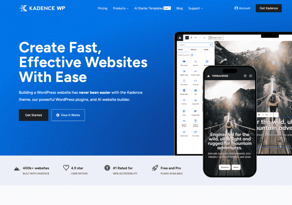 WordPress (Kadence WP)