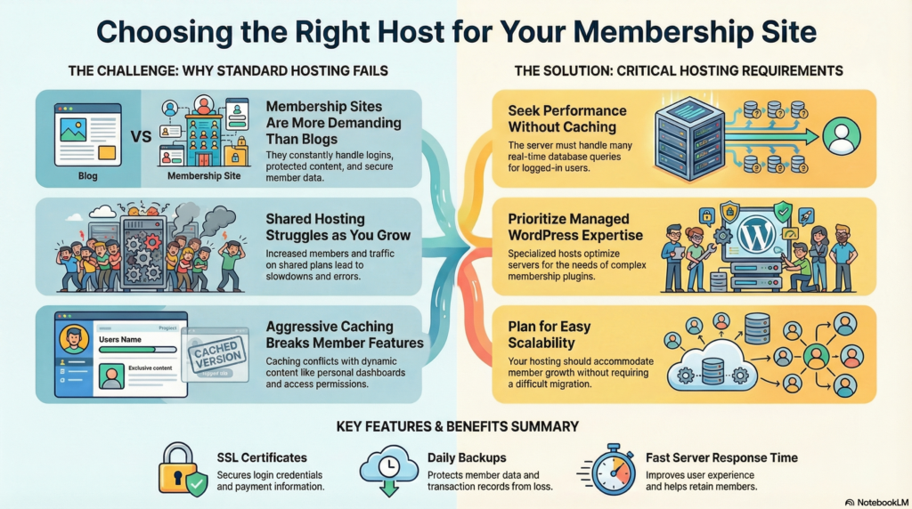 How to Pick the Right Hosting For Your Membership Site