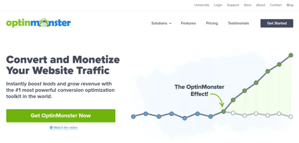 OptinMonster is a high-performing WordPress