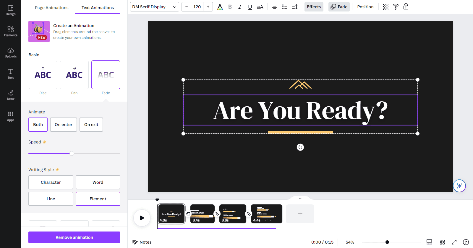 . Use video transitions