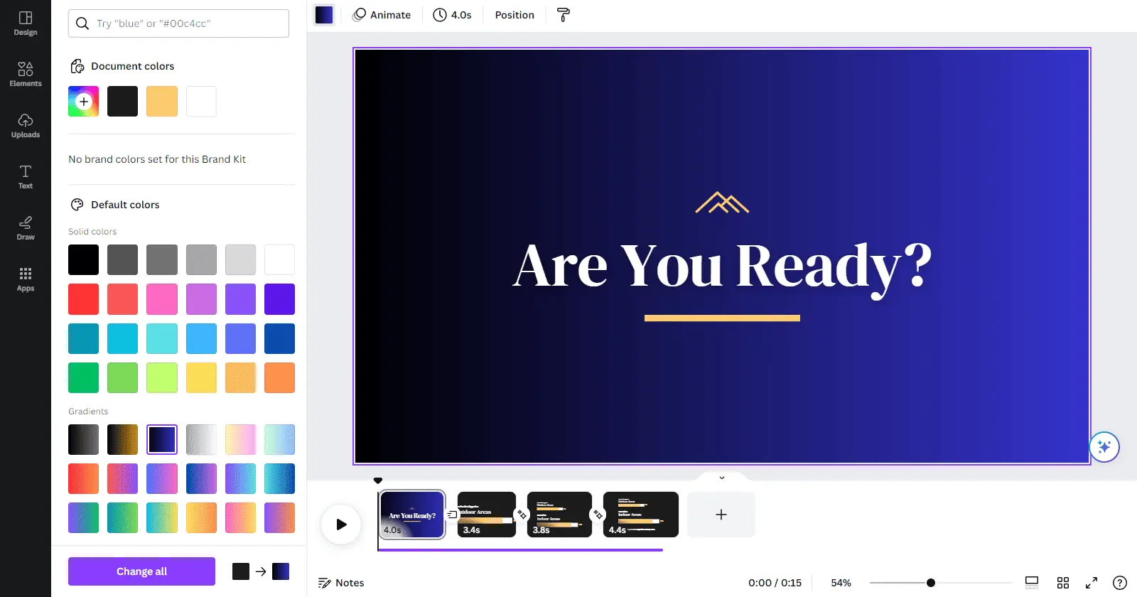 Optimize colors of all elements