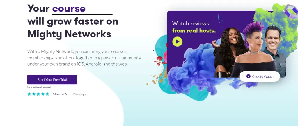 Like Circle, Mighty Networks is also a community subscription platform that offers tools and features for setting up premium online communities and selling subscriptions to your members.