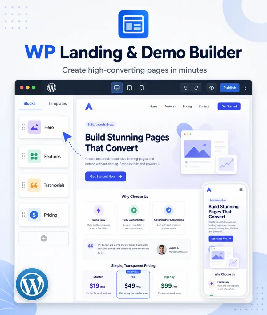 Landing-page